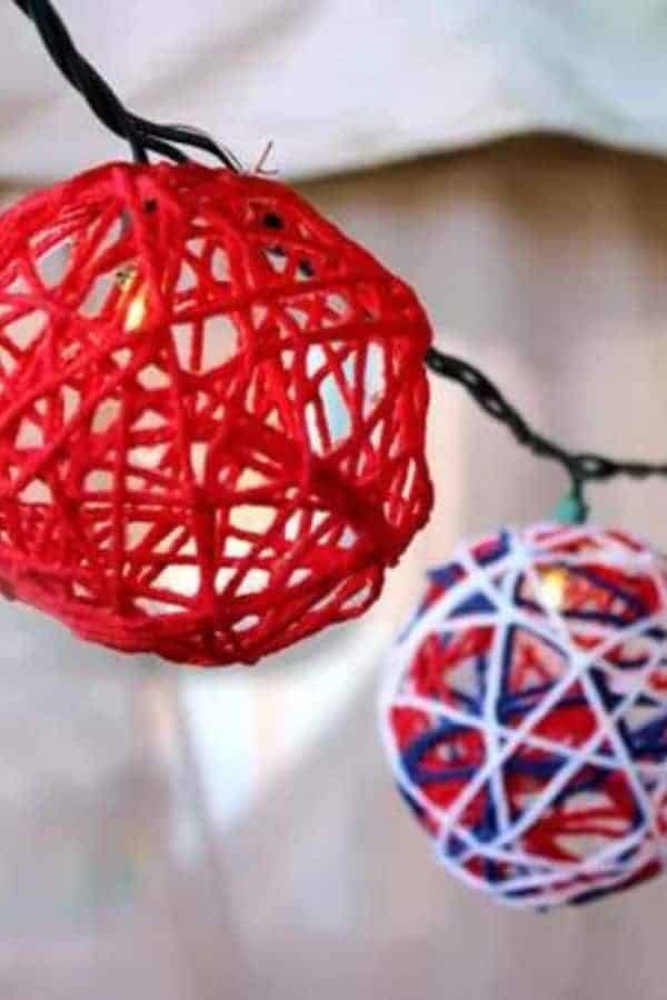 DIY PATRIOTIC STRING LIGHTS