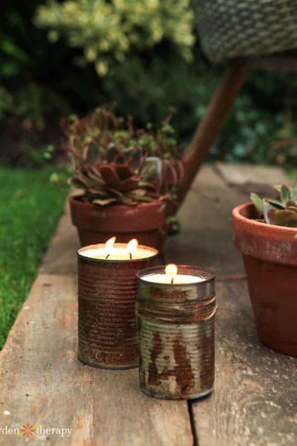 CITRONELLA BUCKET CANDLES