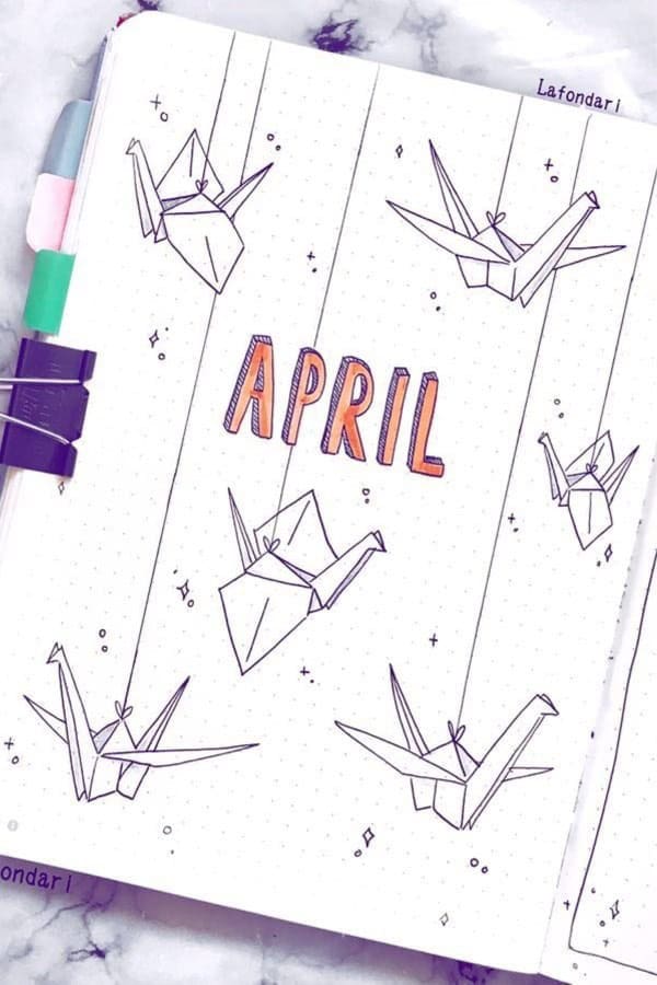 Origami April Cover