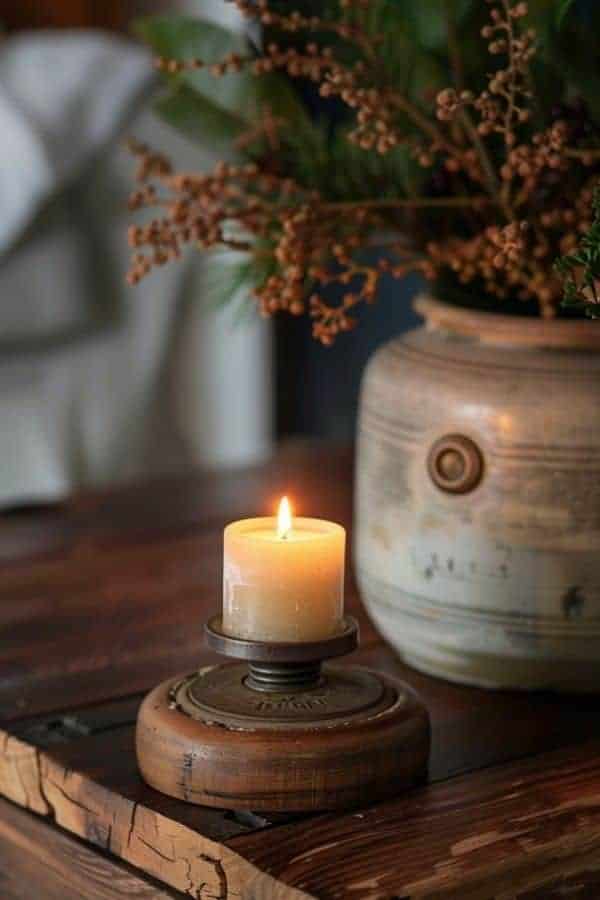 VINTAGE DOORKNOB CANDLE HOLDER