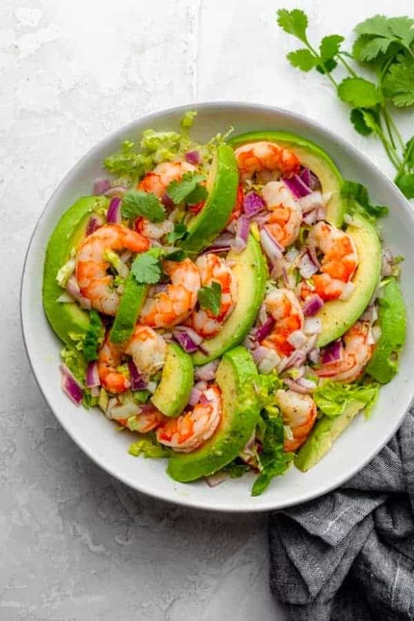 SHRIMP AND AVOCADO SALAD