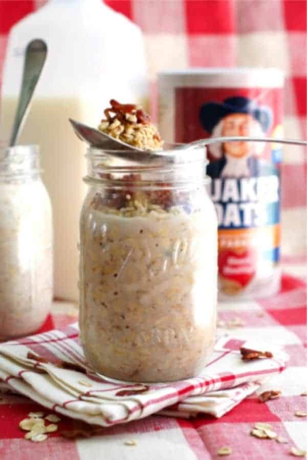 Maple Bacon Overnight Oats