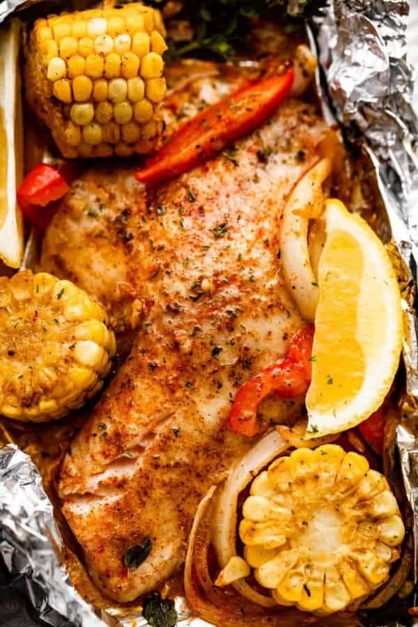 GRILLED TILAPIA WITH CAJUN BUTTER