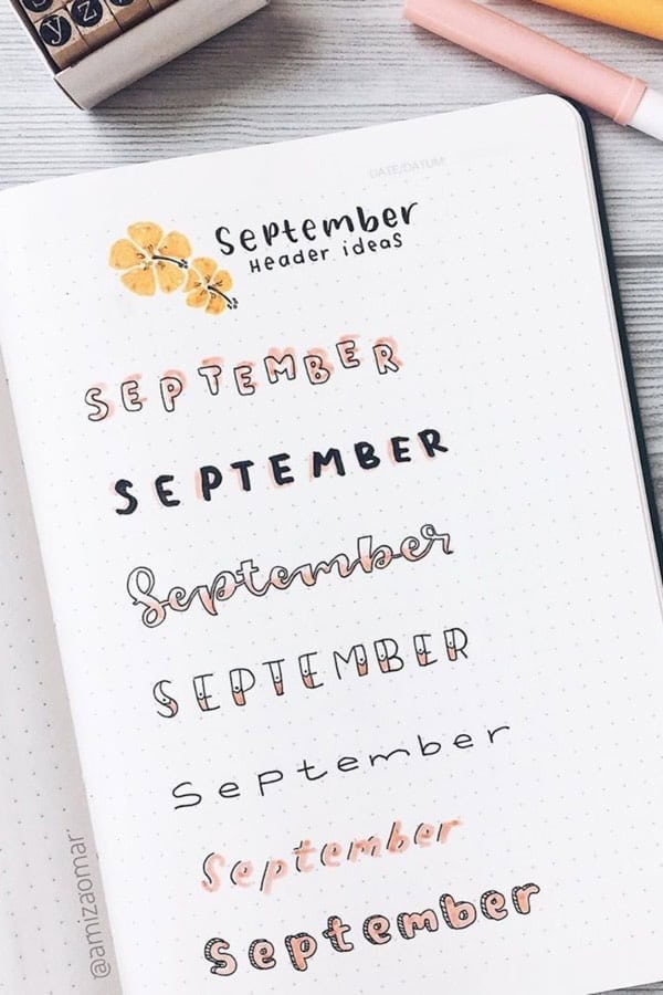 September Header Examples