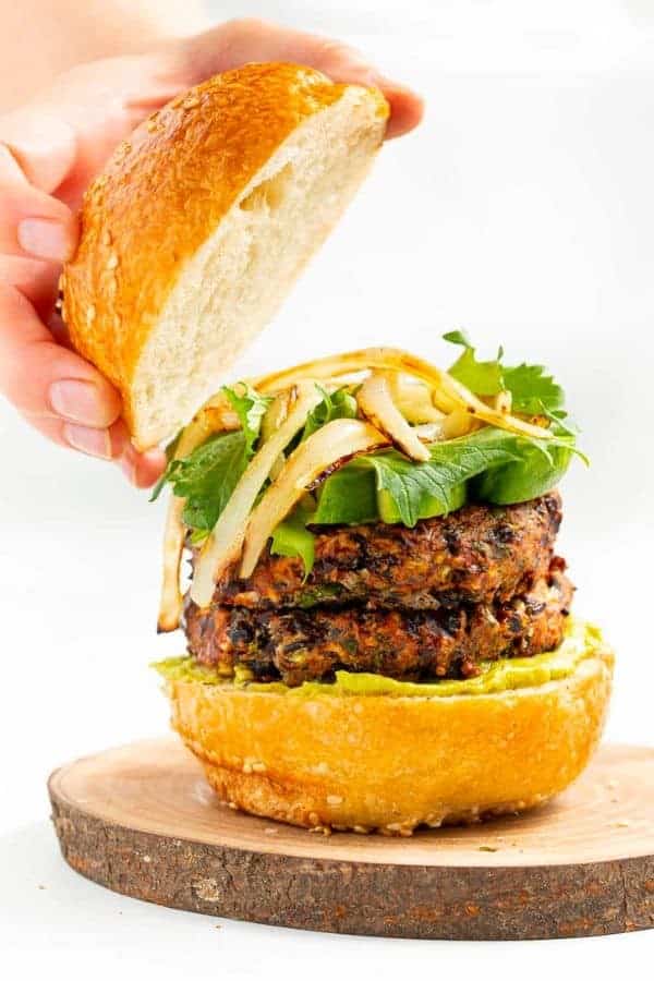 VEGAN BLACK BEAN BURGERS