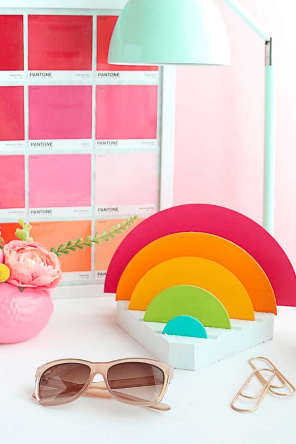 Rainbow Desk Organizer