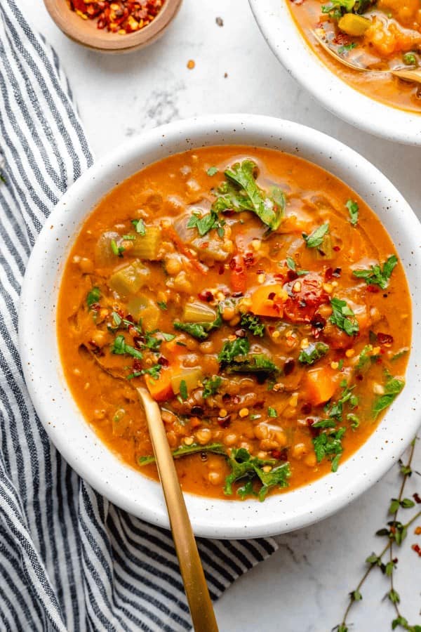 Indian-Spiced Lentil Soup