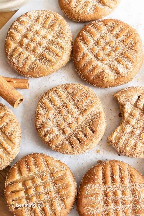 No Bake Snickerdoodle Cookies