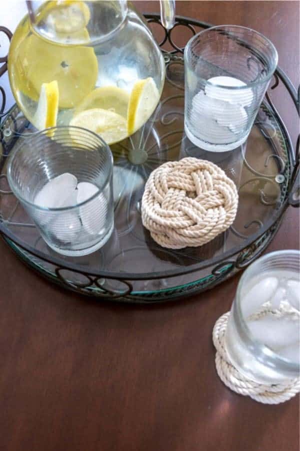 DIY Coasters & Trivets Using Turk’s Head Knot