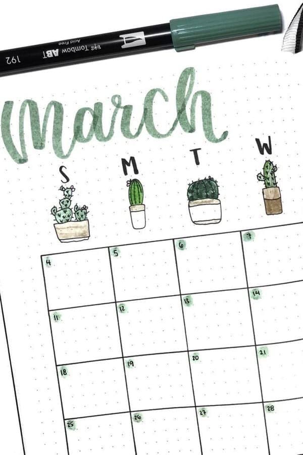 Cacti March Spread