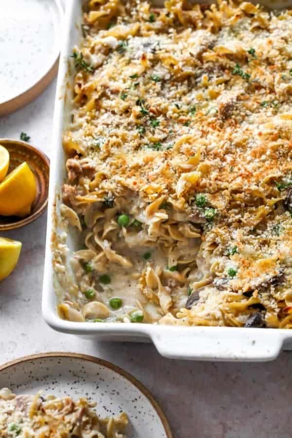 HEALTHY TUNA NOODLE CASSEROLE