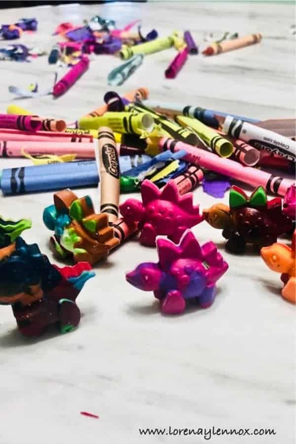 DIY Dinosaur Crayon Activity