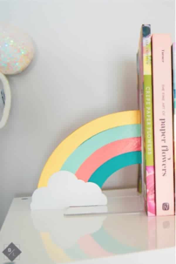 Rainbow DIY Bookends