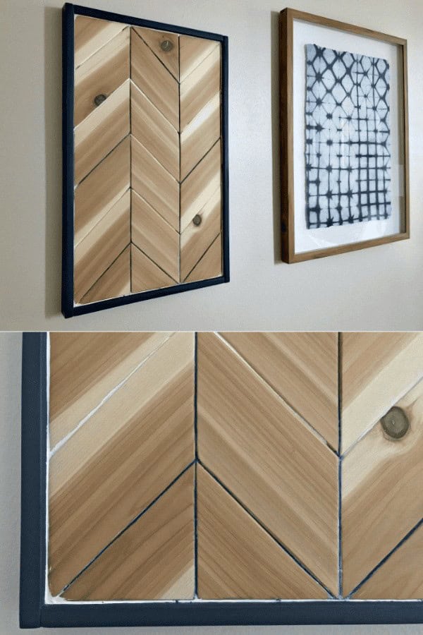 Chevron Wood Wall Art