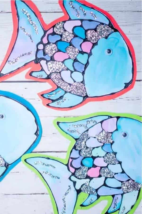 Rainbow Fish Craft With Free Template