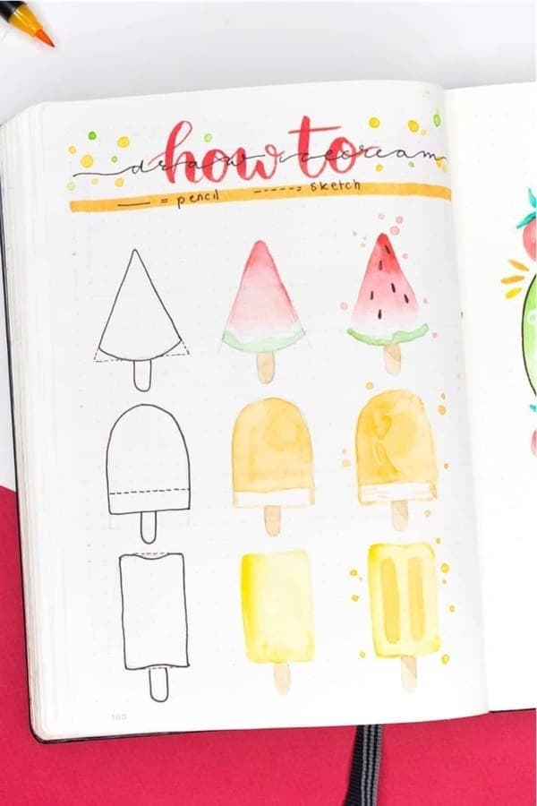 How To Doodle Popsicles