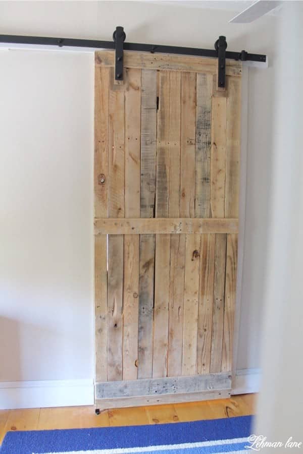 The Best DIY Pallet Sliding Barn Door