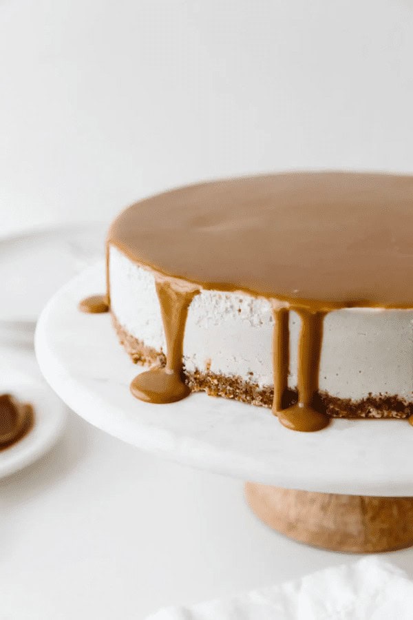 Vegan Caramel Cheesecake