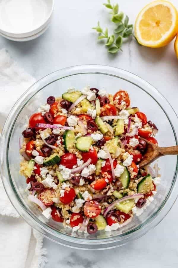 GREEK QUINOA SALAD