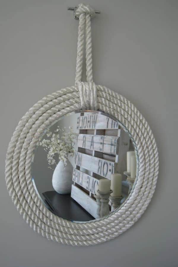 NAUTICAL ROPE MIRRORS