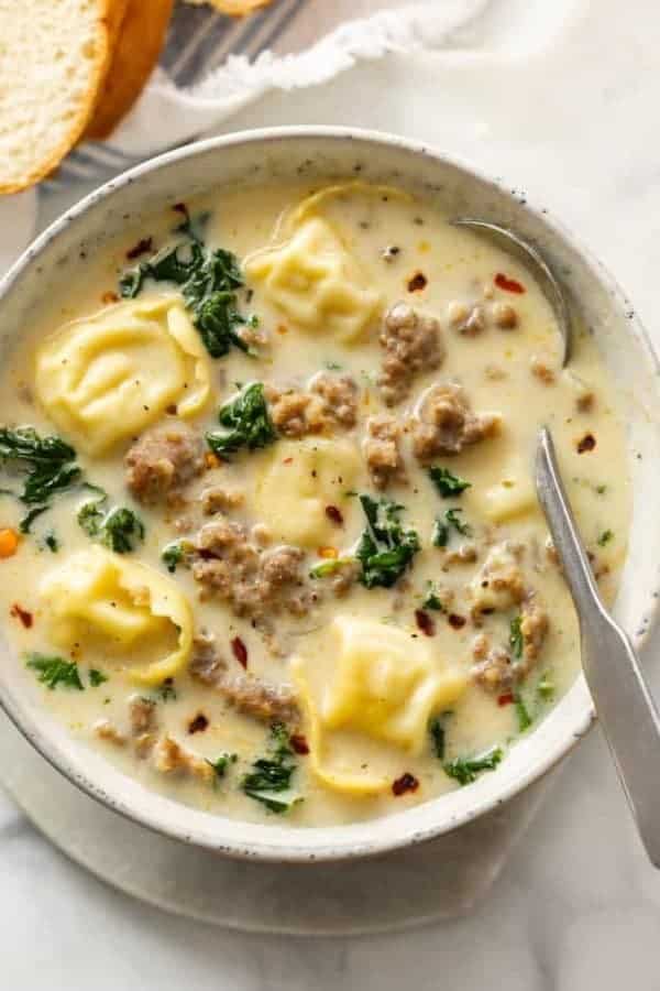 SAUSAGE TORTELLINI SOUP