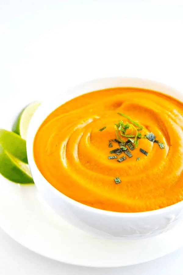 Creamy Roasted Carrot Soup