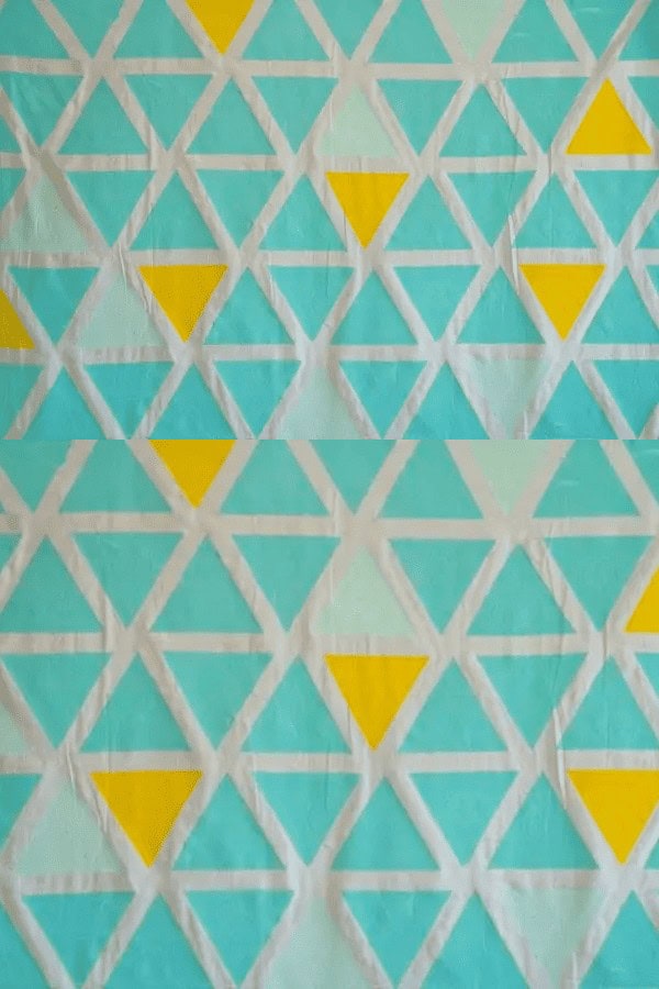 Painted Geometric Backdrop