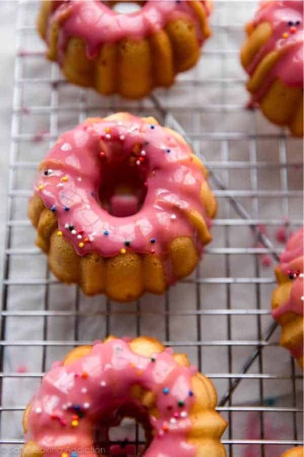 Mini Vanilla Pound Cakes