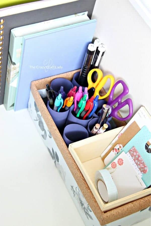 Upcycled DIY Pen Organizer