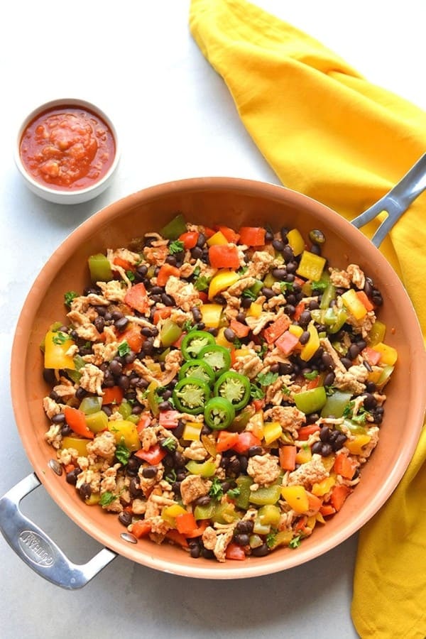 HEALTHY TURKEY SKILLET BURRITO