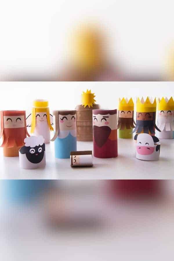 TOILET PAPER ROLL NATIVITY CRAFT