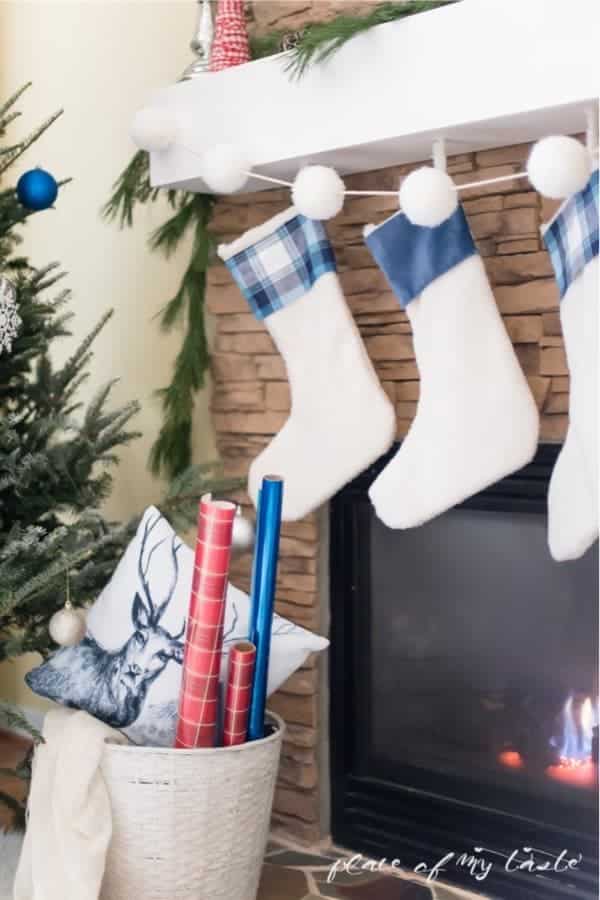 Easy No Sew Holiday Stockings