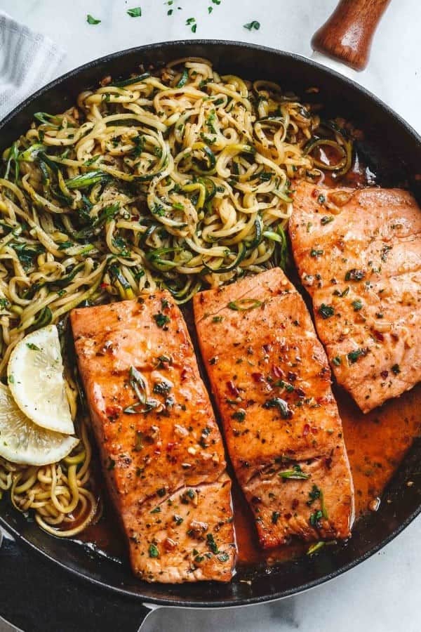 LEMON GARLIC BUTTER SALMON