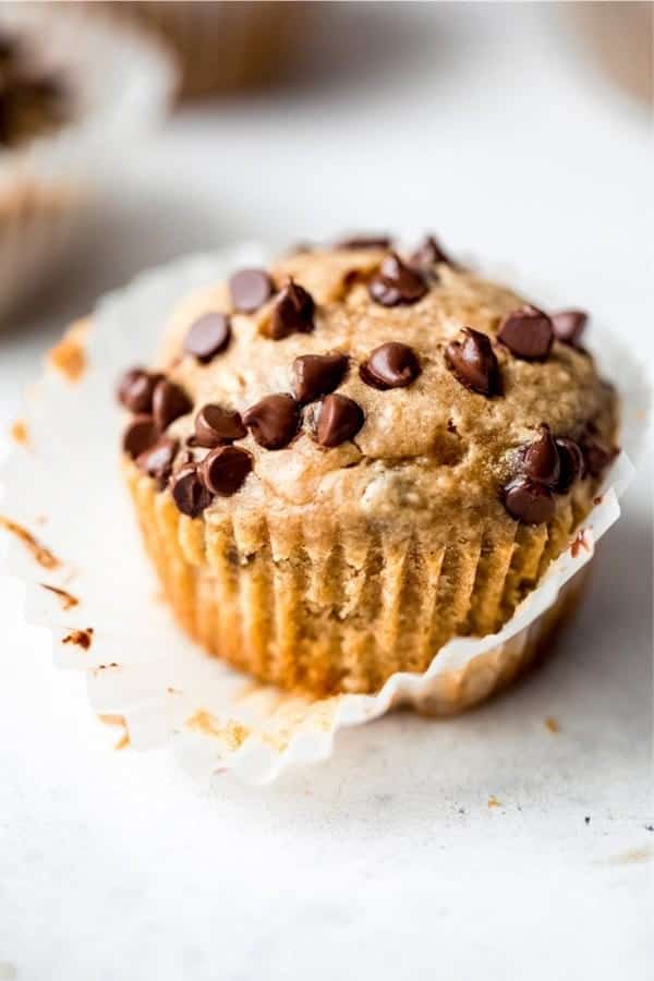 Healthy Peanut Butter Banana Muffins