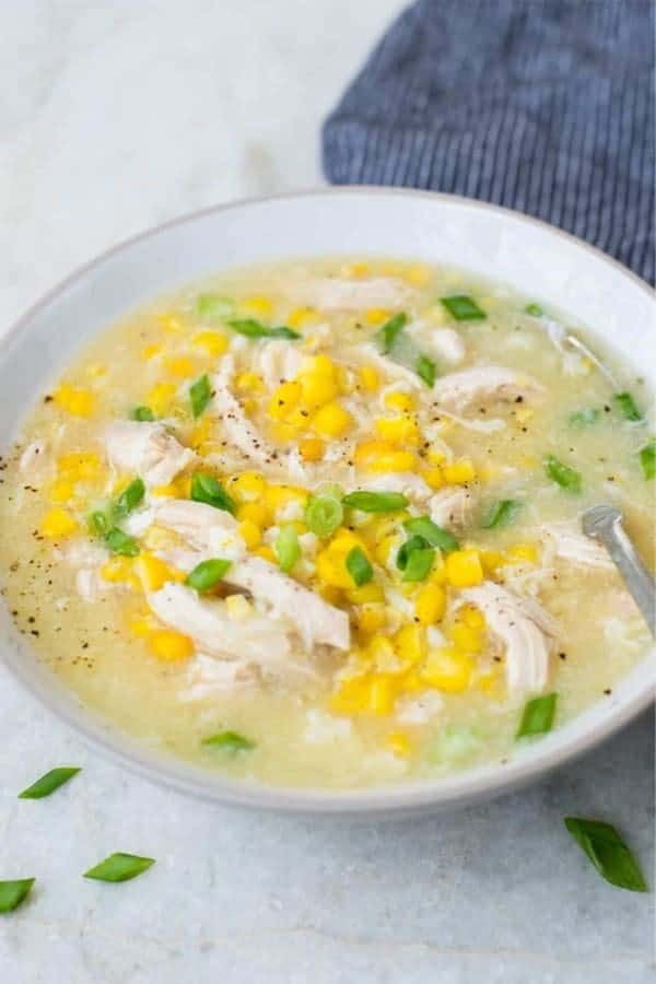 Instant Pot Sweet Corn Chicken Soup