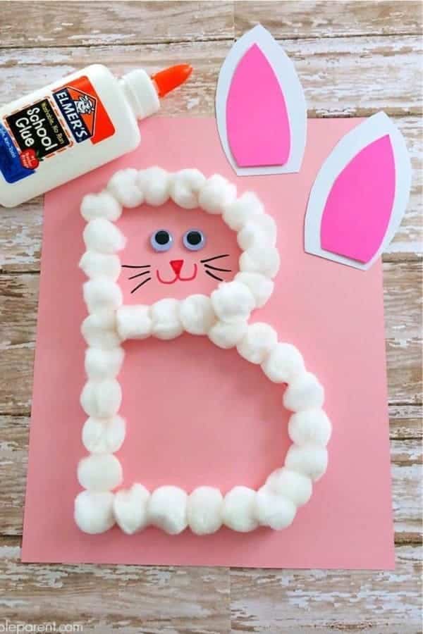 Letter B Craft: B is for Bunny