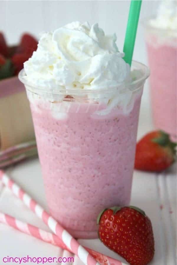 Strawberries & Creme Frappuccino Recipe