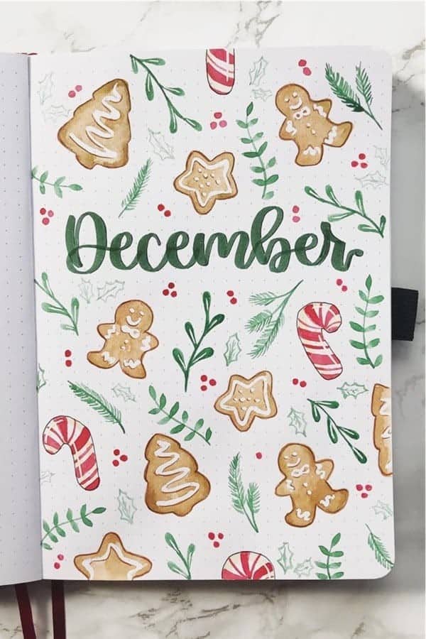 Holiday Treats Bujo Cover