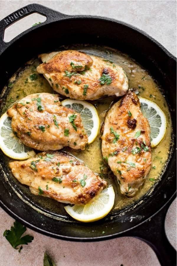 Lemon Butter Chicken Skillet