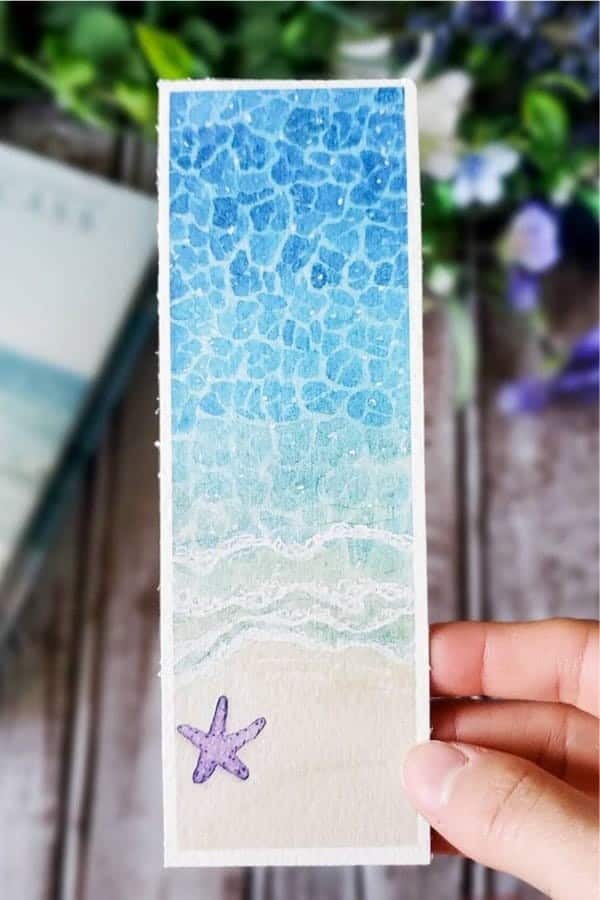 Painted Beach DIY Bookmark