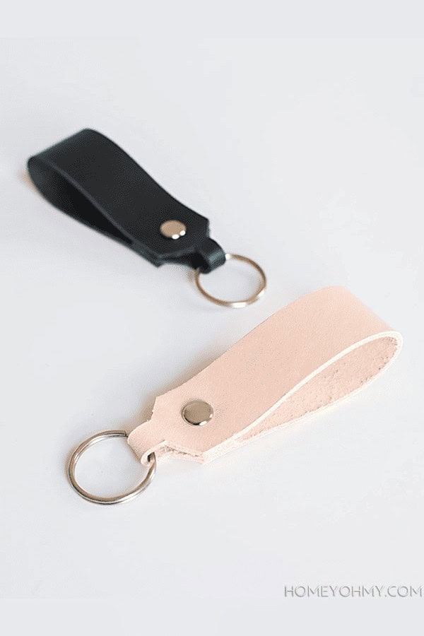 Leather Loop Keychain