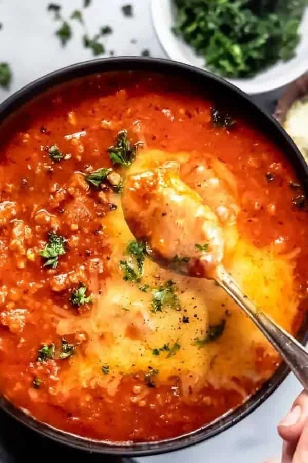 KETO LASAGNA SOUP