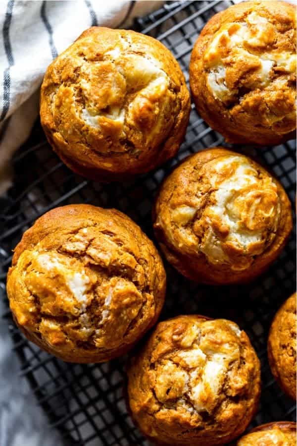 Pumpkin Cream Cheese Muffins