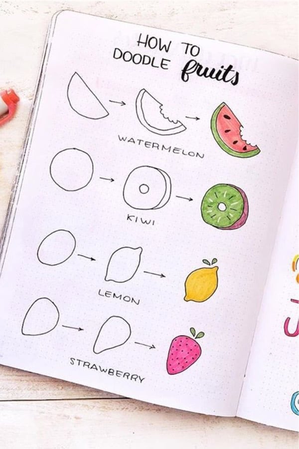 Easy Fruit Doodle Spread