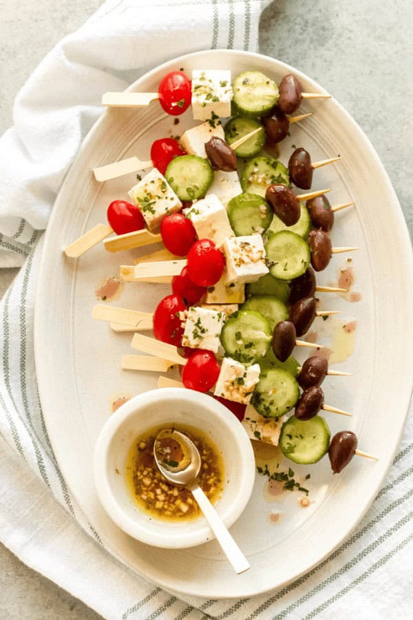 Greek Salad Skewers