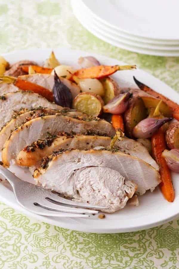 ROAST TURKEY BREAST WITH ROOT VEGETABLES