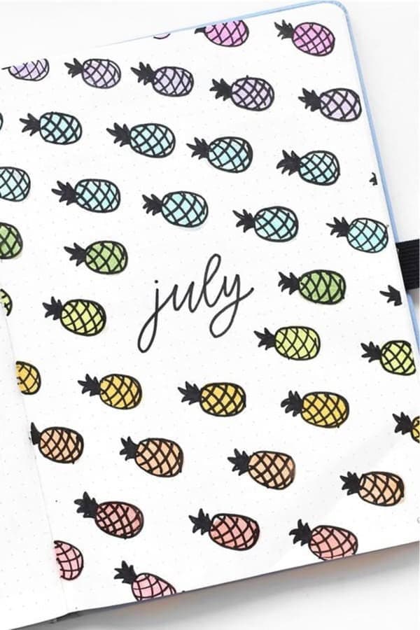 Rainbow Pineapple Cover Page