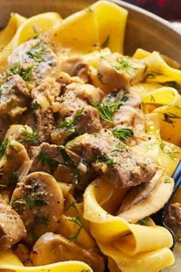 BEEF STROGANOFF