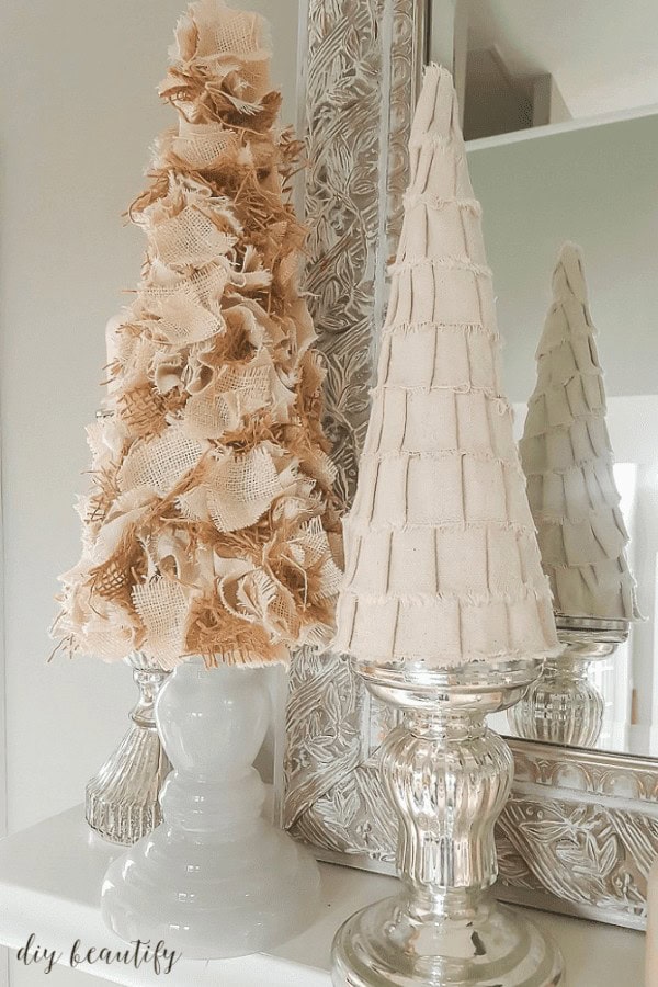 Burlap & Drop Cloth Trees