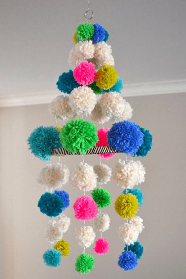 Pom Pom Chandelier